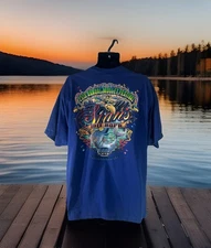 Stan’s 29 Annual Mullet Festival Florida Fishing Graphic Print Size 2XL T-shirt