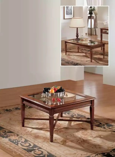 Design Klassische Couchtisch Beistelltisch Wohnzimmer Tisch MöBel Glas-image