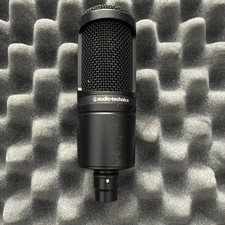 Set of 3 Audio-Technica AT2020 Cardioid Condenser Microphones - Black, MINT