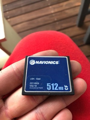 Navionics USA - East CF/16XG 512MB Map Card #2