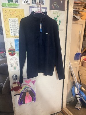 Brand New With Tags Men s Navy Columbia Sweater Zip Up Neck Make An Offer Today!