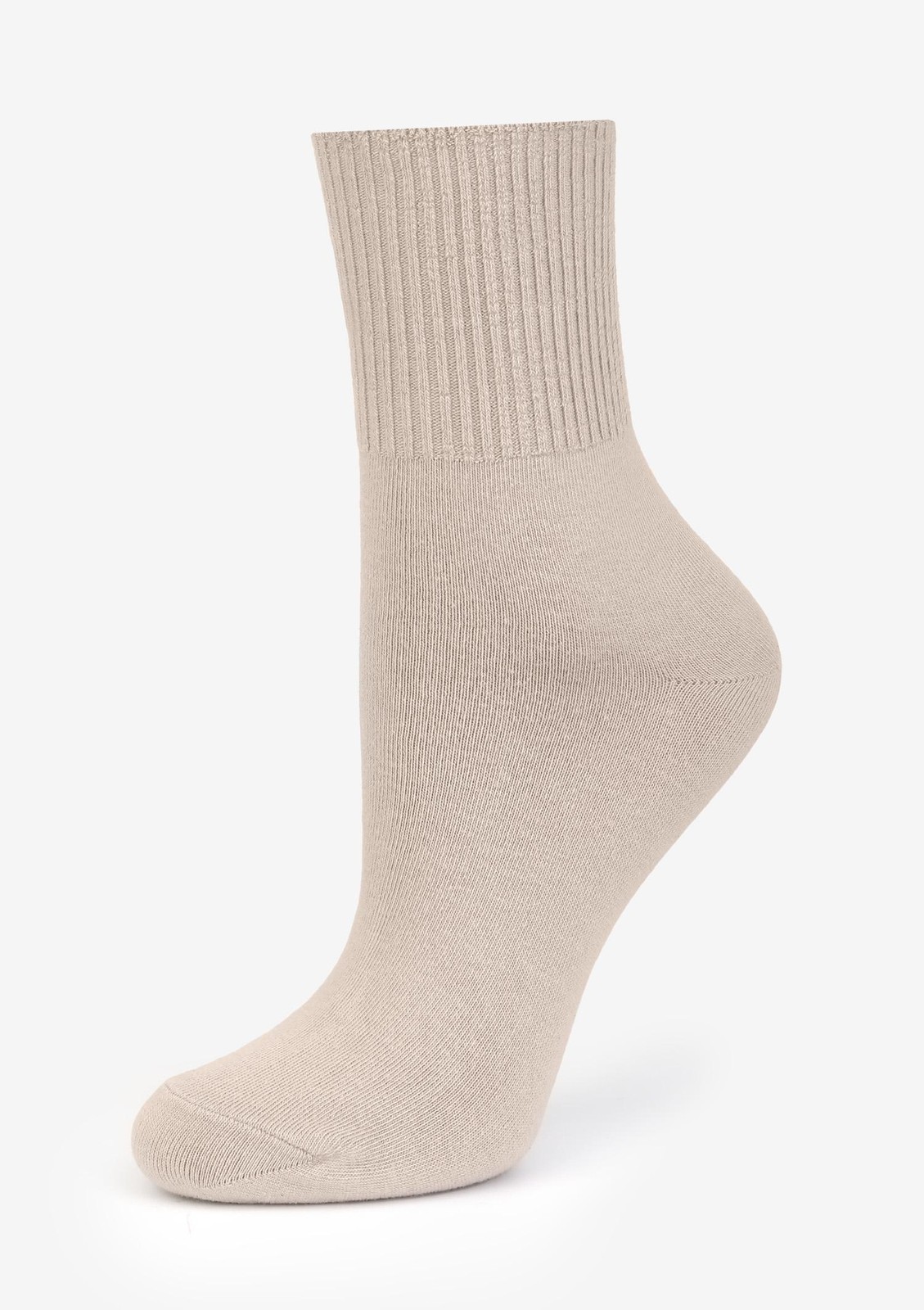 Skarpetki damskie baweniane bezuciskowe krótkie beowe Art.1098 Cerber CERBER