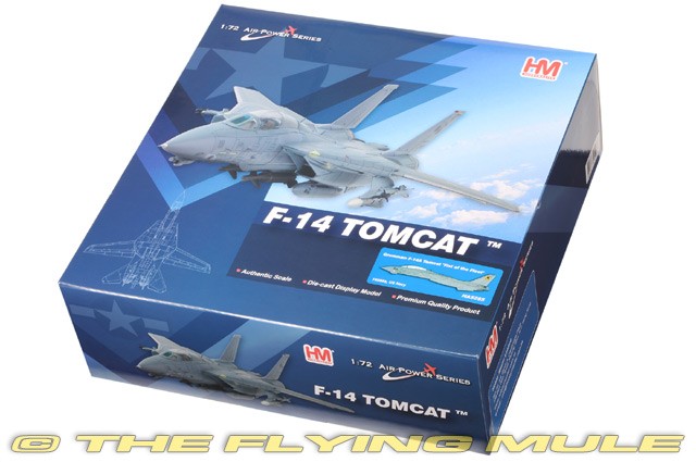 Hobby Master 1:72 F-14A Tomcat, Top-Gun, #104, Iceman and Slider