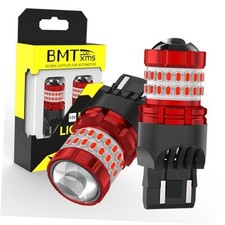 7443 LED Strobe Brake Lights Bulbs Red Light, Super Bright T20 W21W 7440 7441