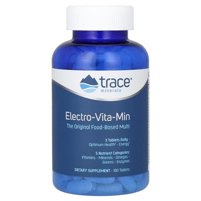 2 X Trace Minerals �, Electro-Vita-Min, 180 Tablets-Worldwide