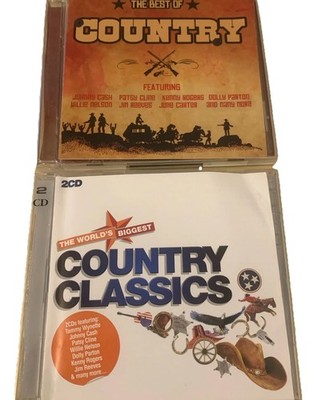 Country Music 4 CD Dolly Parton Johnny Cash Willie Nelson Patsy Cline 88 Tracks 