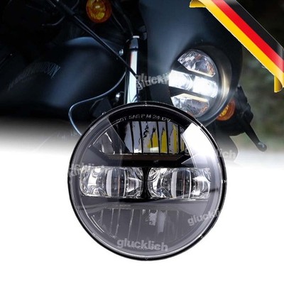 LED Scheinwerfer 5,75 Zoll kompatibel mit Harley Hauptscheinwerfer schwarz