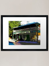 The ?ber pub Framed Art Print Framed Wall Art Poster Canvas Print Picture