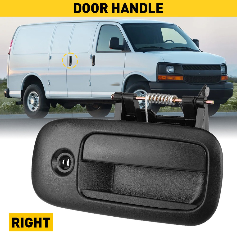 For 96-09 Chevy GMC Van Outside Outer Exterior Sliding Door Handle Cargo Right
