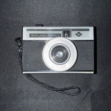 Vintage Agfa ISOFLASH RAPID C 35mm Film Camera Old Isitar Lens Untested