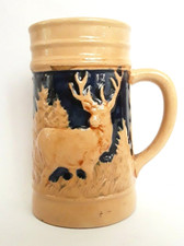 Small Vintage German Pottery Stein Tankard - 4088