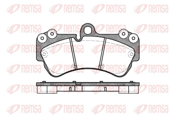 Remsa Bremsbelagsatz Scheibenbremse 0994.00 FüR 7LA Porsche Cayenne 7L6 VW 7L7-image