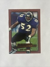 1997 Fleer - Rookie Sensations Ray Lewis #14 Baltimore Ravens NFL Football Card. rookie card picture