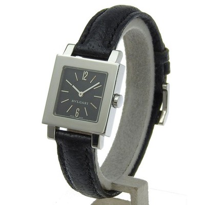 BVLGARI Quadlard Watches SQ22Stainless Steel black blackDial Stainless Ste... BVLGARI Quadlard Watches SQ22SL blackDial Stainless Steel  main image 3