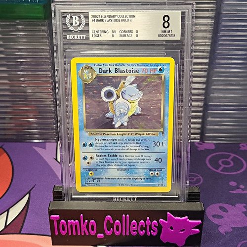 Dark Blastoise graded BGS 8 for sale on eBay