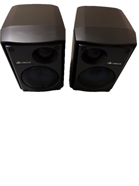 Corsair SP2500 PC Audio Speakers pair only Desktop Bookshelf Speaker set