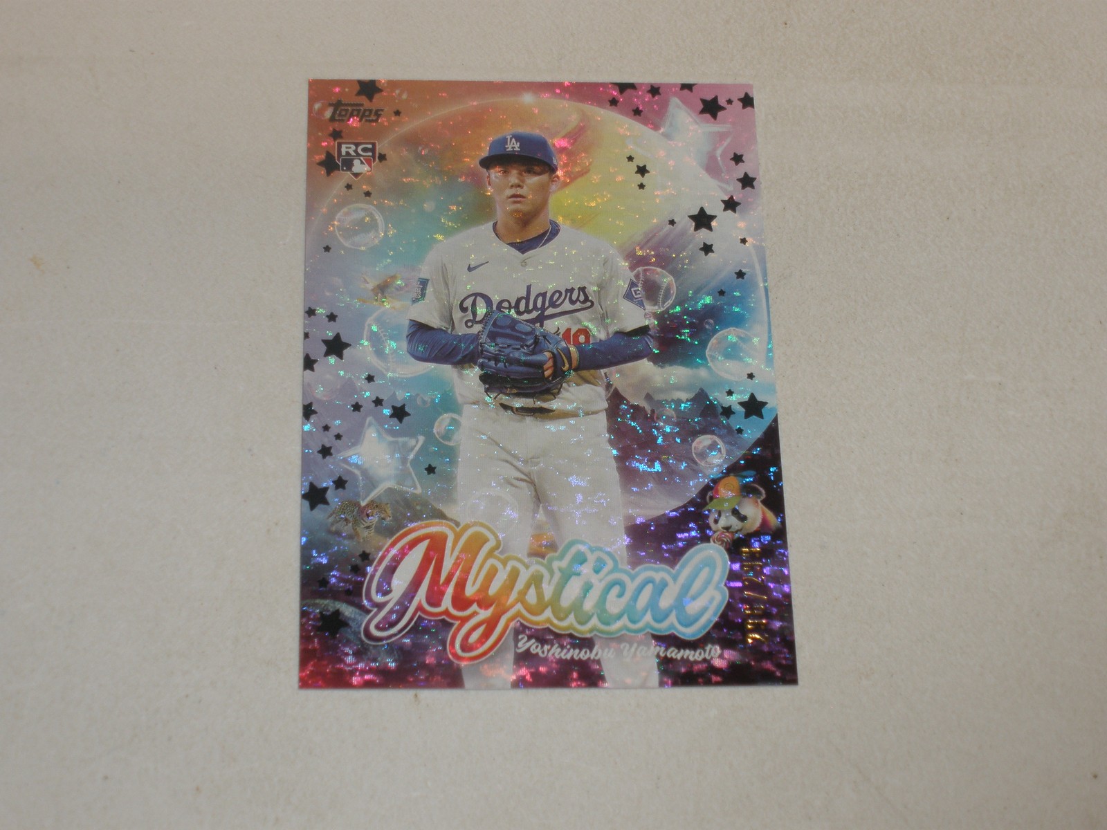 2024 Topps Update Mystical Black #13 Yoshinobu Yamamoto 296/299 Rookie RC