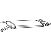Bosal MittelschalldäMpfer SchalldäMpfer FüR Toyota RAV 4 III _A3_ 2.2 D 4WD