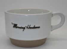 Hearth & Hand Stoneware Mug Stackable Cup "Morning Handsome"