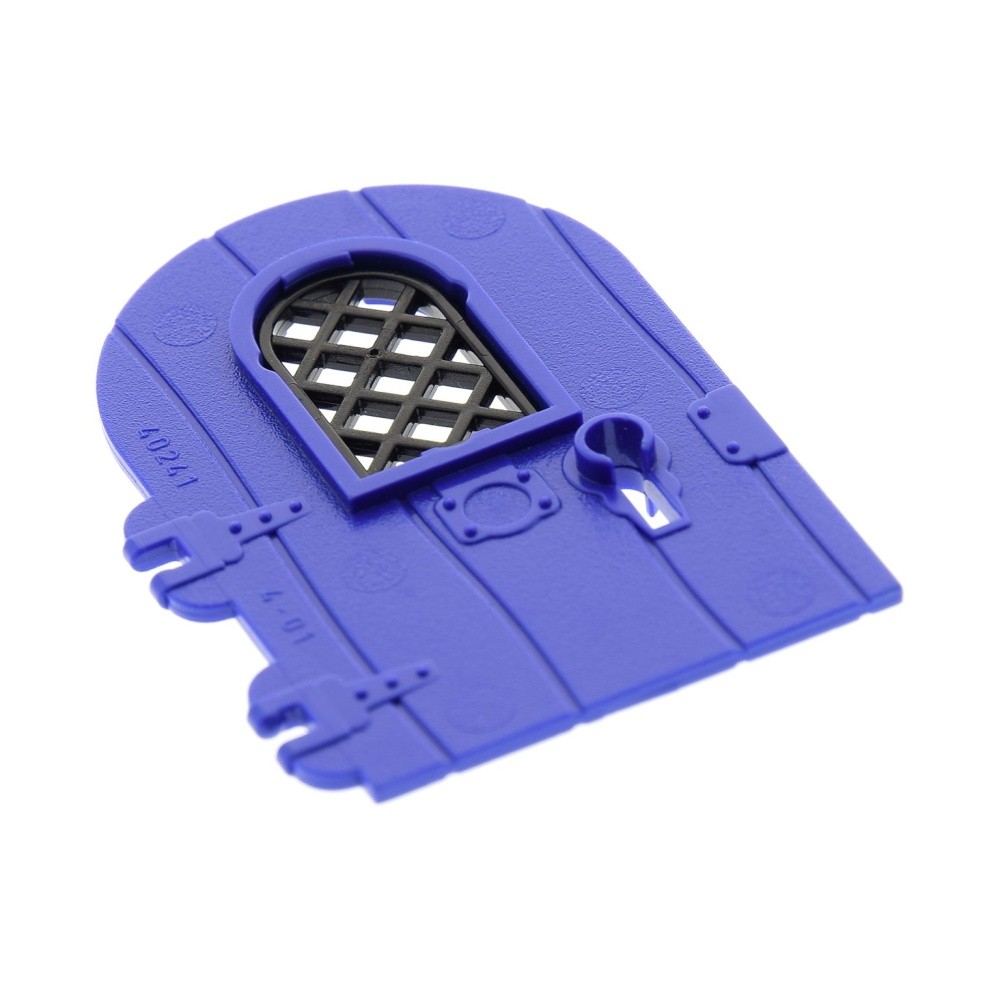 1X Lego Door Leaf 1X4X6 Violet Keyhole House Window Grid 4158317 40241