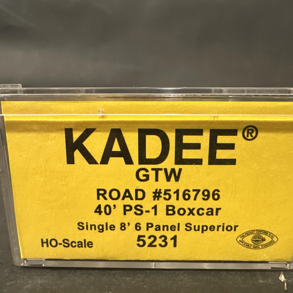 Kadee 5231 GTW Road #516796 40' PS-1 Boxcar Single 8' 6 Panel Superior - Image 4 of 4