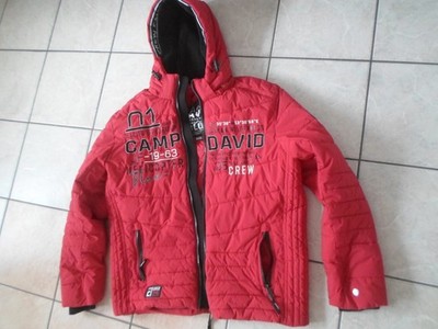 CAMP DAVID Herren Jacke Kapuzenjacke Sportjacke Winter College Jacke Größe XL 56
