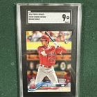 2018 Topps Update Shohei Ohtani Rookie rc debut #US285 Graded Card SGC 9 Angels