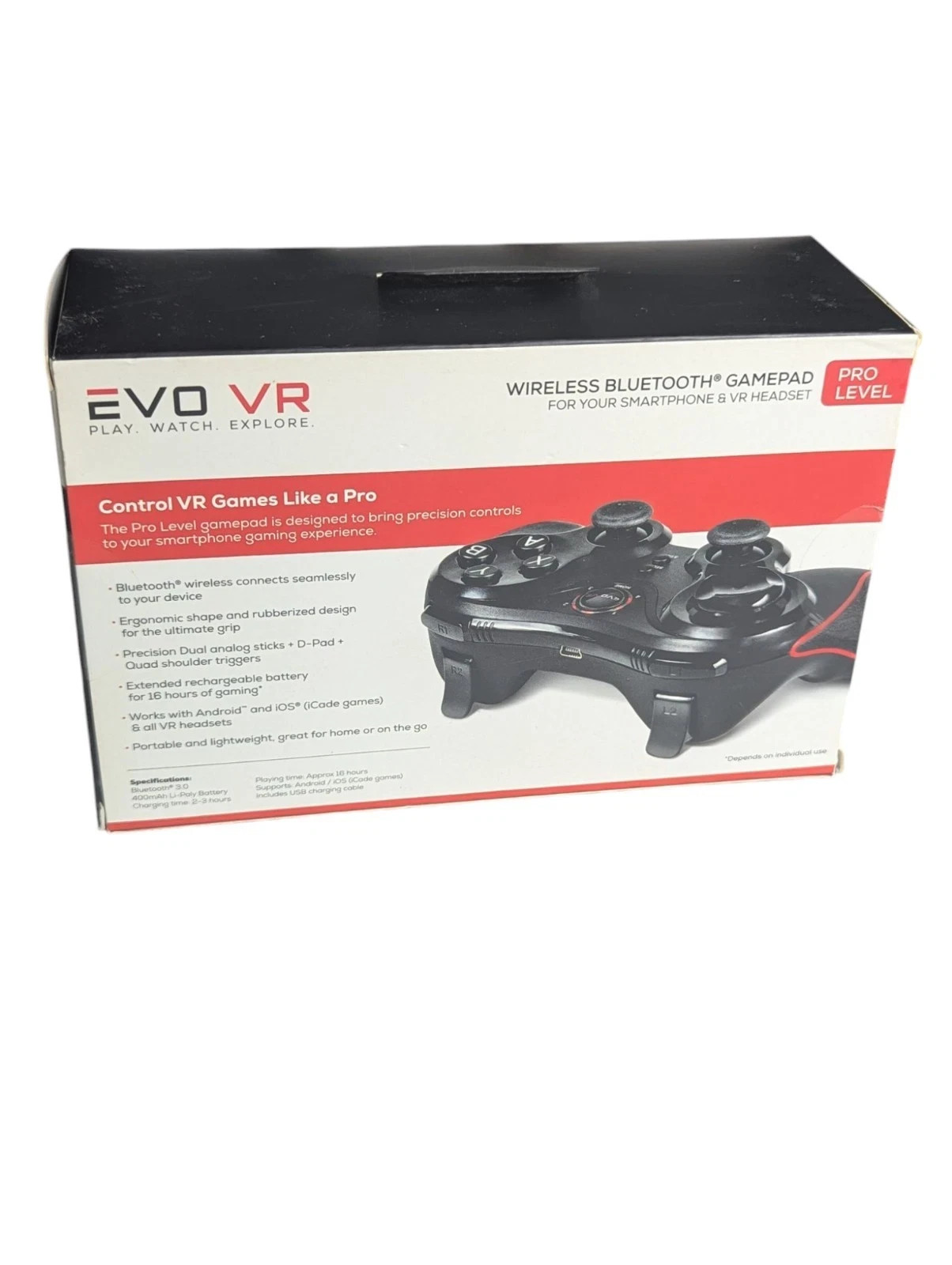 EVO VR Pro Level Wireless Bluetooth Gamepad Controller For VR Headsets & Phones
