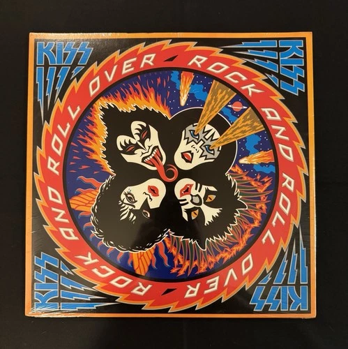 KISS ✨ 1977 “ ROCK & ROLL OVER “ ✨ RCA BLUE TEAR DROP LP ✨AUCOIN  SEALED ✨MINT ✨