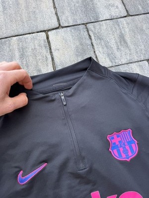 FC Barcelona Nike Dri-Fit 1/4 Zip Training Top | eBay
