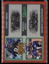 2021 Panini Classics #CC-RD Randy Moss/Daunte Culpepper Classic Combos Red /50