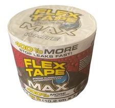 Flex Tape MAX 4in x 25ft Clear Flexible Rubberized Waterproof Tape