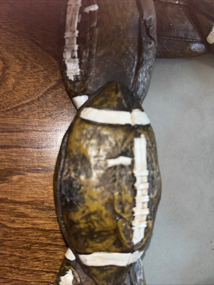 Kids Sports Football Picture Frame Brown & White 6x4 New - Image 4 of 4