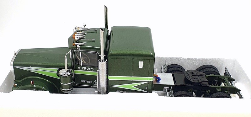 Kenworth W900 Métallisé Vert foncé/Or 1989 1/18