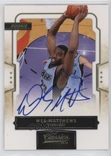 2009-10 Panini Classics Rookie 37/99 Wesley Matthews Wes Matthews #196 Auto 4f5