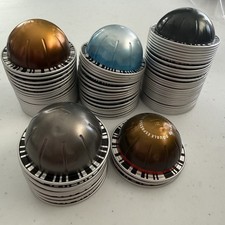 LOT of 77 EMPTY NESPRESSO VERTUO PODS VARIETY CLEAN VERTUOLINE CAPAULES