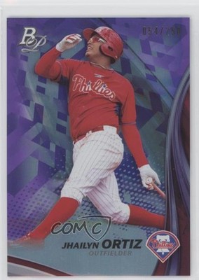 2017 Bowman Platinum Top Prospects Purple 54/250 Jhailyn Ortiz #TP-JO 7ba