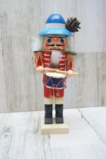Kurt S. Adler Santa's World Drummer 10.5" Wooden Nutcracker Old World