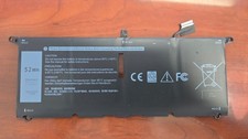 Dell Laptop Battery 52Wh DXGH8 7.6V Dell XPS 13 9370 9380 Inspiron 13 7390 7391