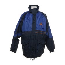 Adidas, Parka, Herren, Größe: 4XL, Blau/Schwarz, Polyester, Print #QVe