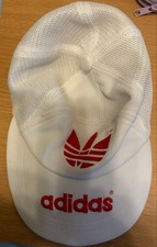 Adidas Mesh Cap White Used Vintage Baseball Hat