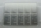 100 grams Sealed Silver Bar - Valcambi 10 x 10 Grams Silver CombiBar (No Card)