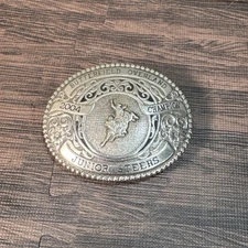 Vintage Bull Rinding Belt Buckle Gist