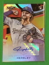 2022 Topps Fire Jonathan Heasley Kansas City Royals Auto RC
