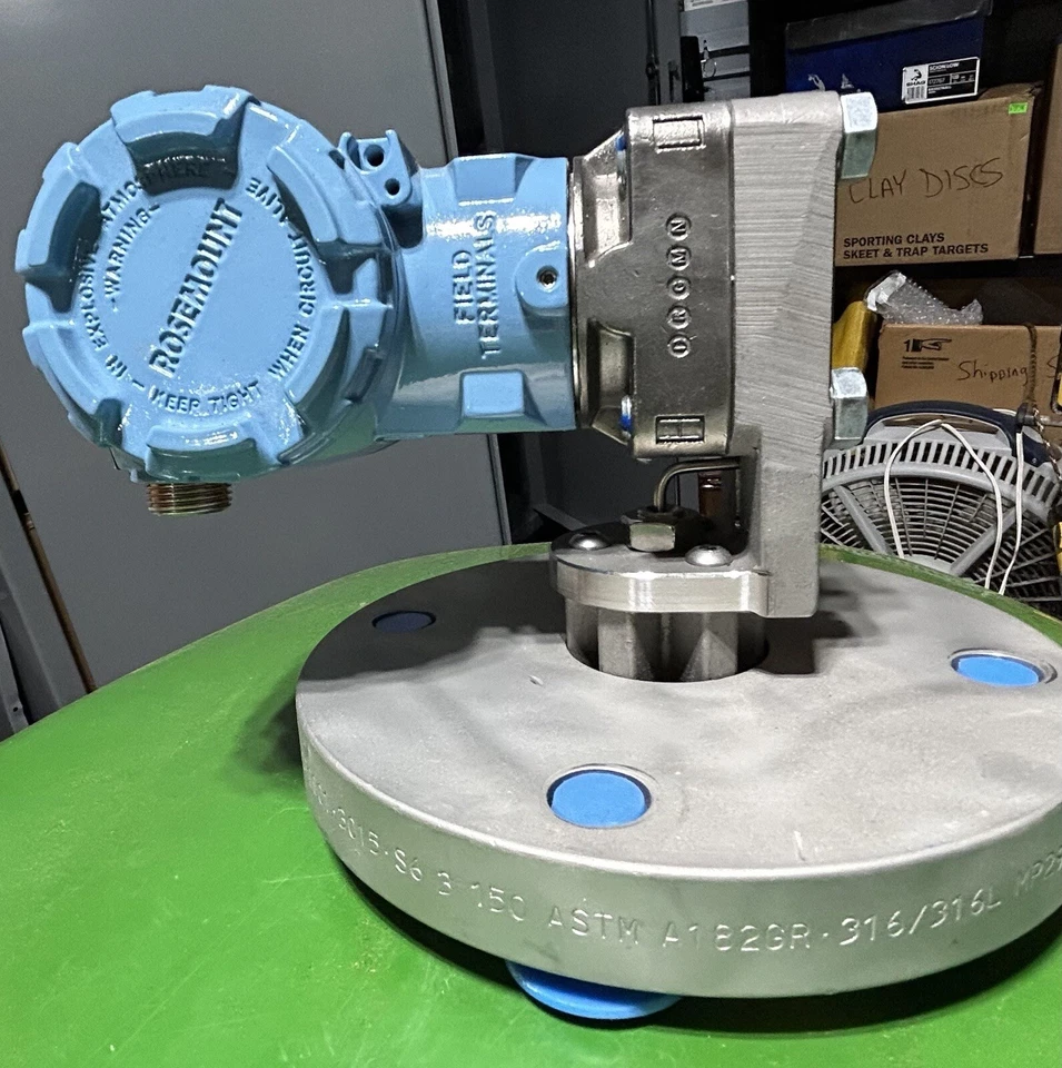 Termopar de servicio automático Rosemount 3051L2AADFD21AA 1829020, RTD’s, con brida SS Foto 3 de 4