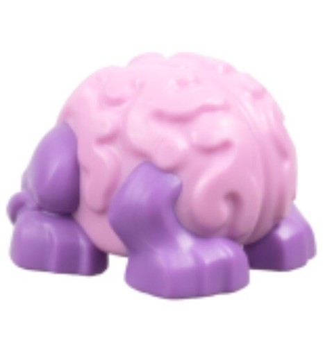 LEGO® Part 108312pb01 - Intellect Devourer with Molded Bright Pink Brain Pattern