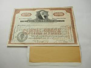 New-York-Central-Railroad-Company-Certiicate-10-Shares-1938