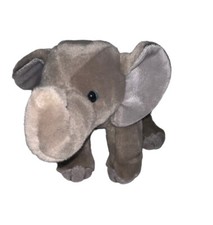 Aurora Nature Babies Gray Elephant Plush Toy 10" Stuffed Animal