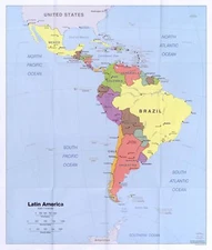 20x24 2006 Map Latin America