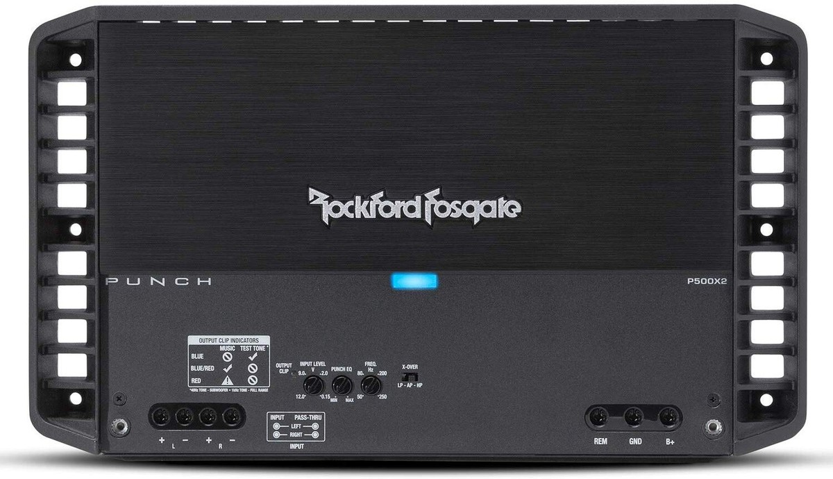 Rockford Fosgate P500X2 500W 2 Channel Amplifier for sale online